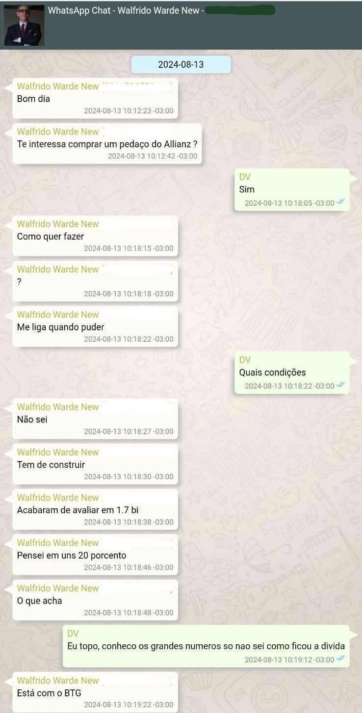 Vorcaro cogitou comprar 20% do estádio do Palmeiras por R$ 340 milhões