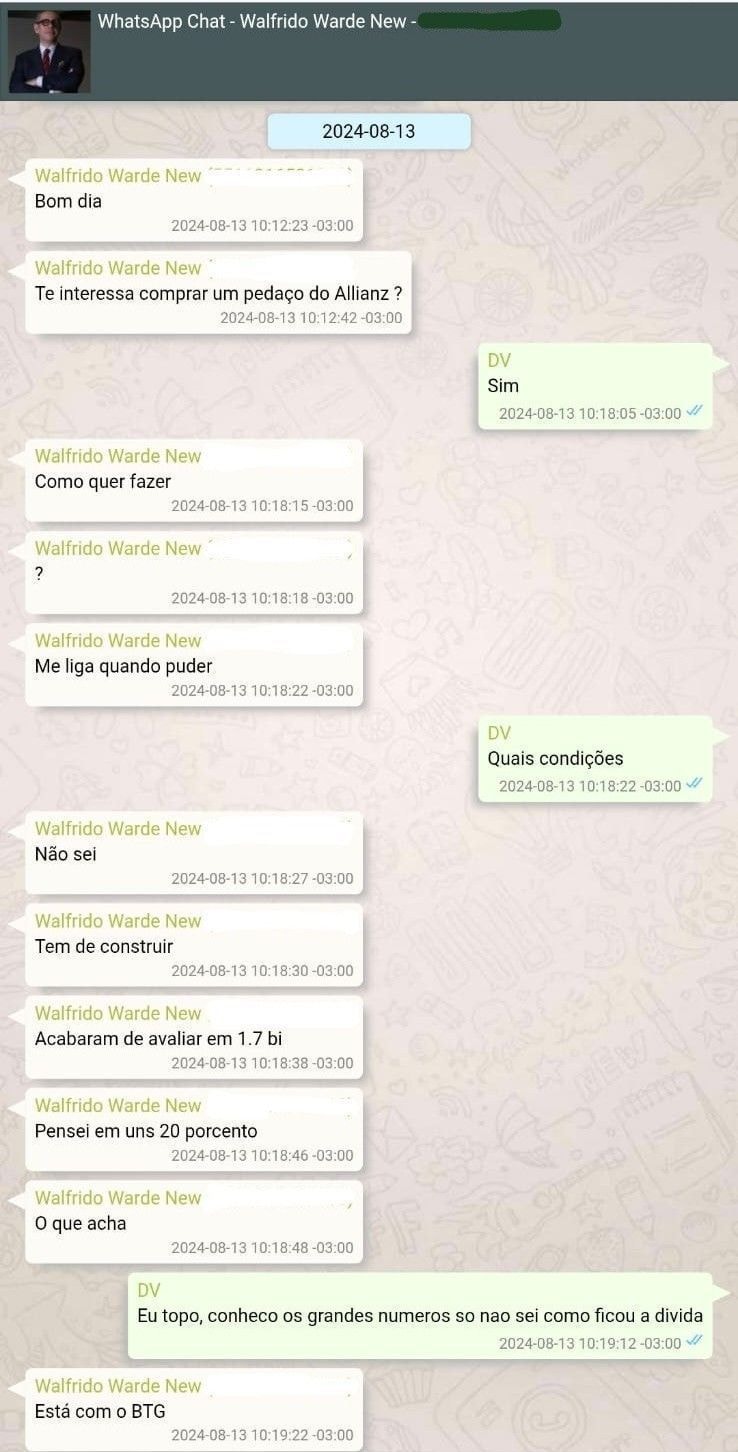 Vorcaro cogitou comprar 20% do estádio do Palmeiras por R$ 340 milhões