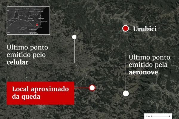 Caixa-preta de helicóptero que caiu com Rick é levada para Brasília