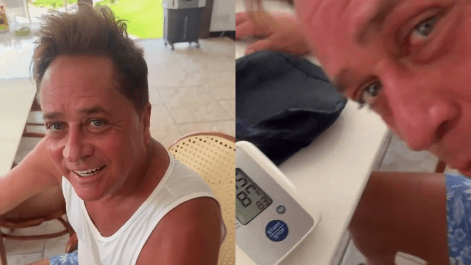 27 dias sem beber álcool: veja antes e depois de Leonardo