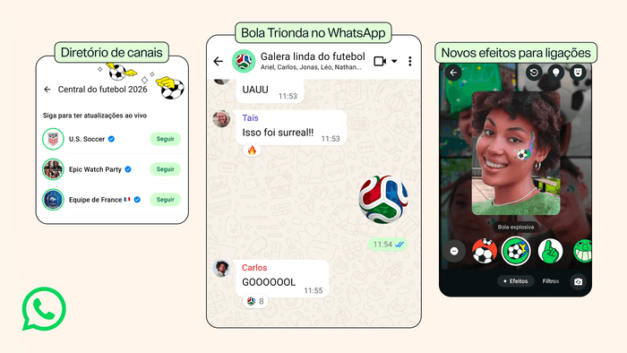 WhatsApp lança placares, notícias e mais recursos para a Copa do Mundo; veja