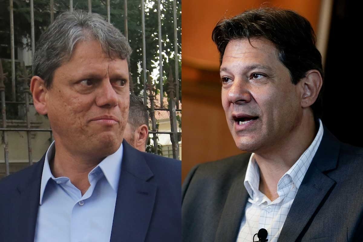 Vox Brasil: com 58,5%, Tarcísio venceria Haddad no 1º turno em SP