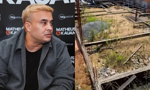 Kauan, dupla de Matheus, desabafa ao expor obra parada após gasto de R$ 7,5 milhões e coação de funcionários