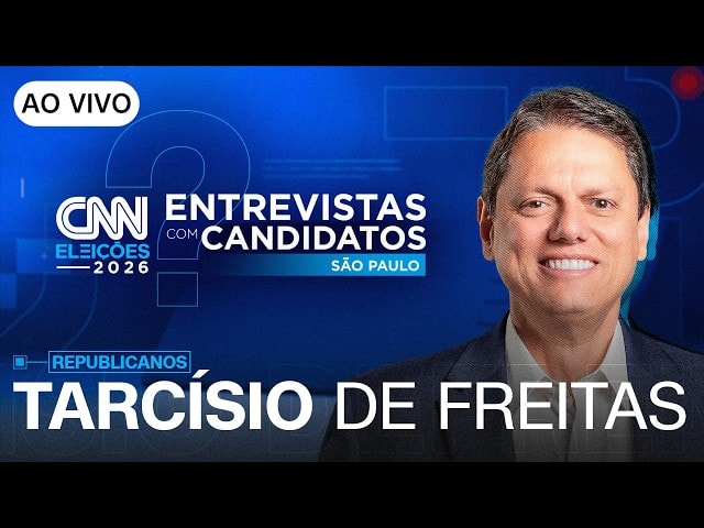 À CNN, Tarcísio afirma que Sabesp sofre “sucateamento há anos”