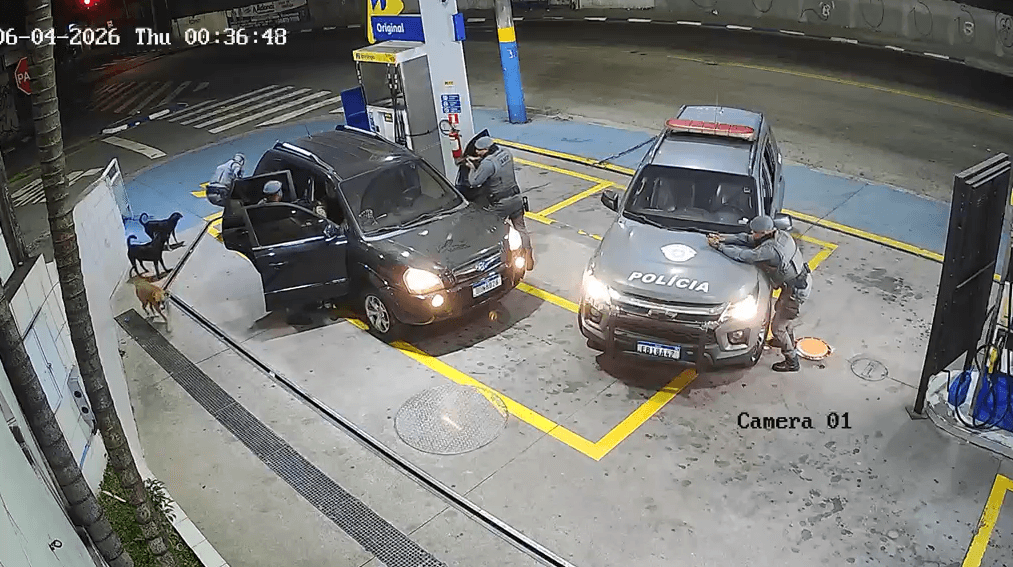 Vídeo registra furto de veículos em estacionamento de Belo Horizonte