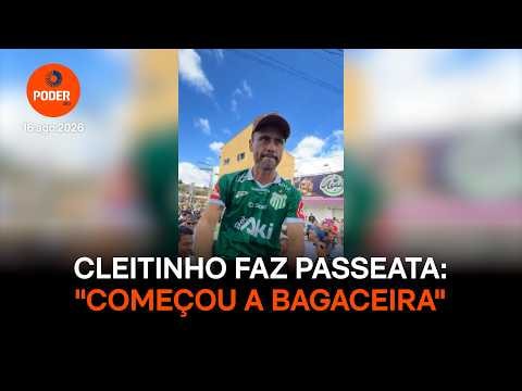 Cleitinho Azevedo faz caminhada em Divinópolis em 1º ato de campanha