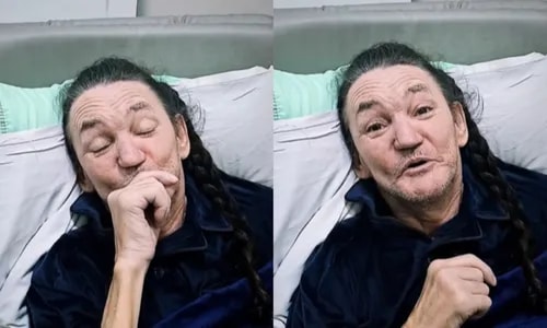 Marquito reaparece em hospital e se emociona ao falar em retorno à TV