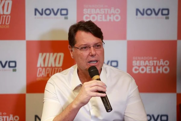 Delegado Rafael Sampaio é candidato a vice-governador na chapa de Kiko Caputo