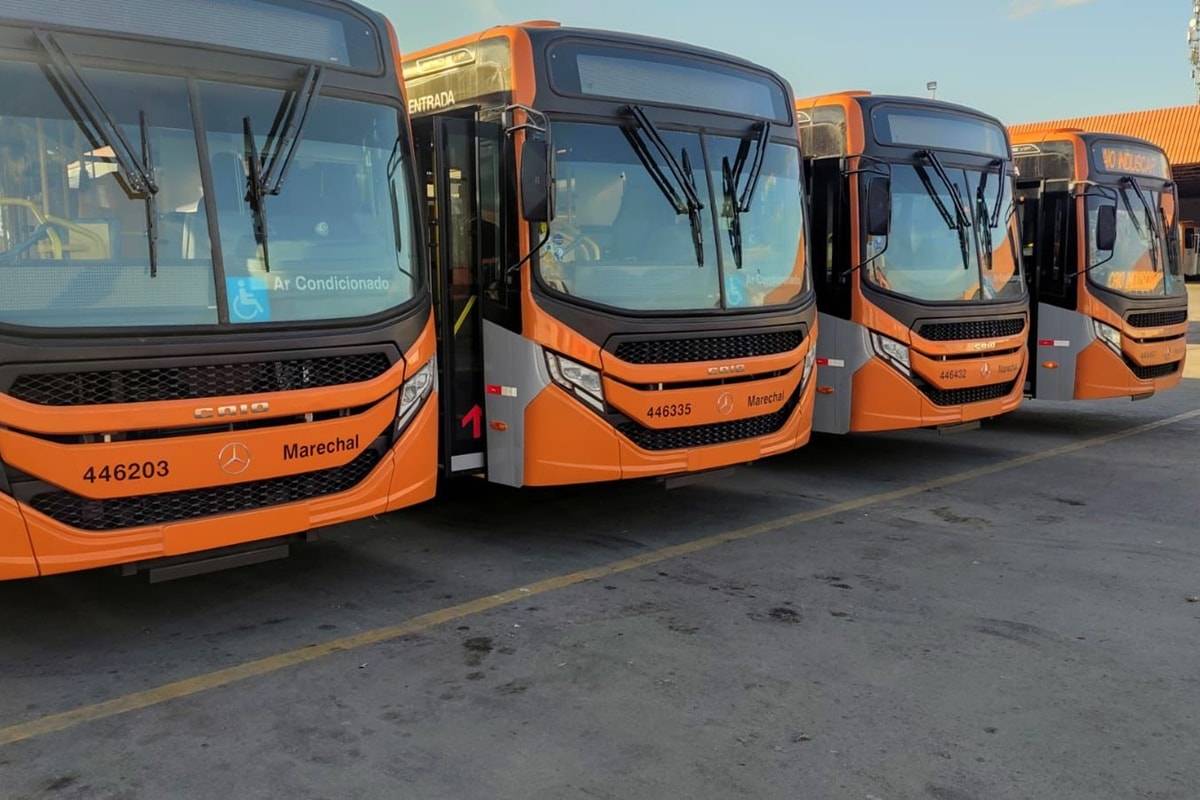 Transporte do DF recebe reforço de 82 novos ônibus da Viação Marechal