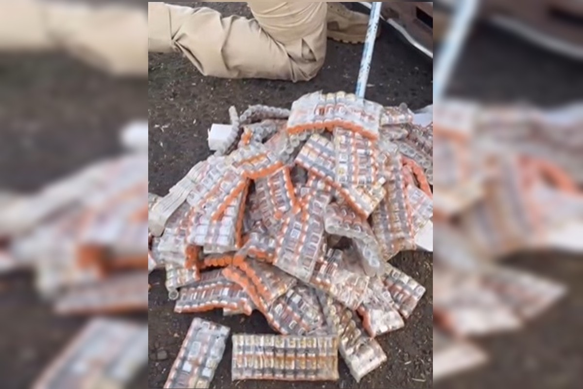 PRF apreende quase 2 mil ampolas de emagrecimento escondidas em carro. Veja vídeo