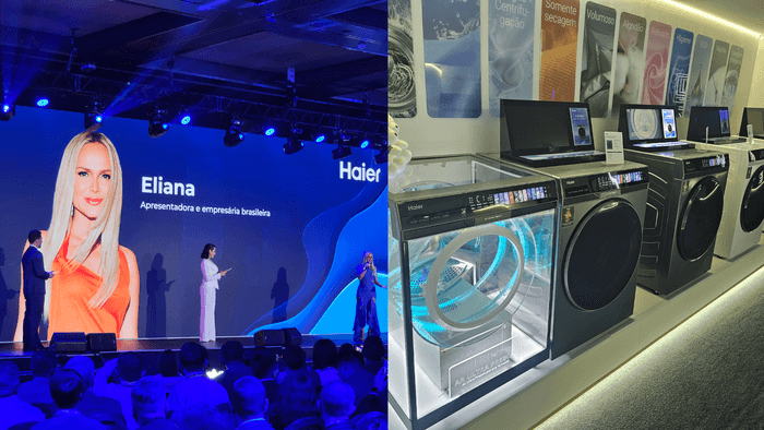 Eliana apresenta nova marca de eletro no Brasil; TVs, geladeiras e lava e seca