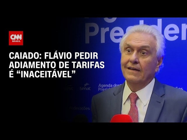 Caiado critica candidatura de Flávio: “O barco está afundando”