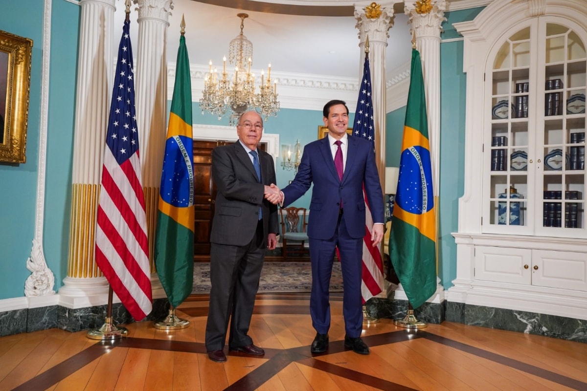 Vieira e Rubio conversam durante cúpula do G20 e acertam reunião bilateral