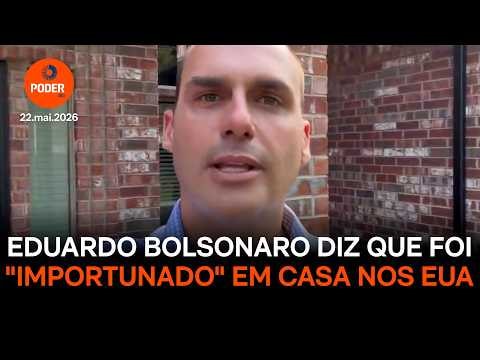 Eduardo Bolsonaro diz que foi “importunado” em sua casa nos EUA