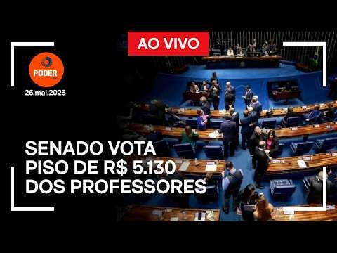 Ao vivo: Senado vota piso de R$ 5.130 para professores