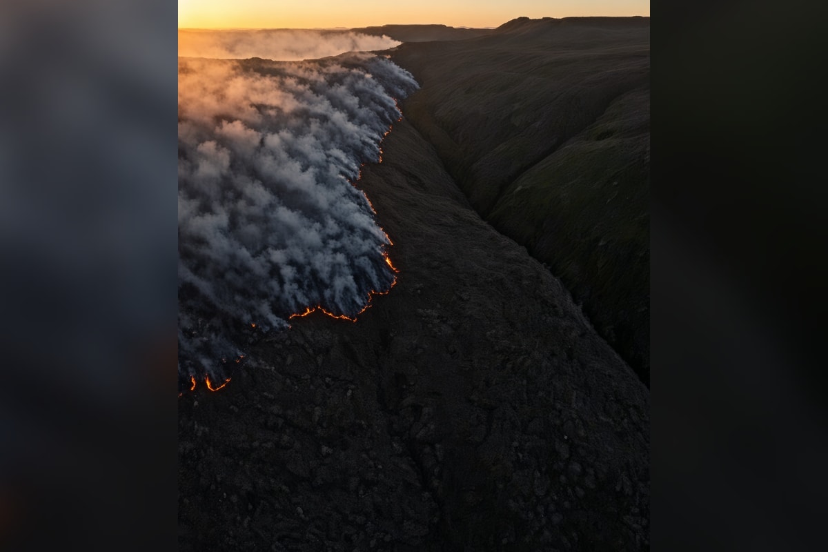Incêndio atinge 2 mil hectares no Parque Nacional da Serra da Canastra