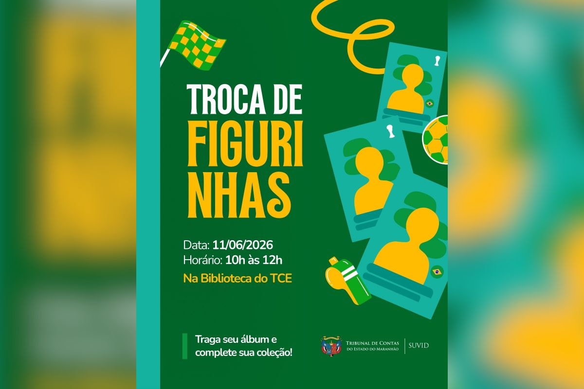Tribunal de Contas convoca servidores para trocar figurinhas da Copa no horário de trabalho
