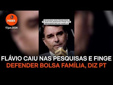 Flávio caiu nas pesquisas e finge defender Bolsa Família, diz PT