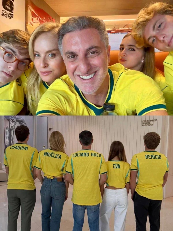 Angélica abre álbum em família durante Copa do Mundo; veja fotos