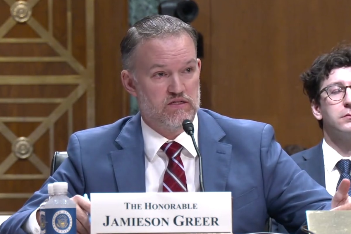 No Senado dos EUA, Greer diz que desmatamento deu "vantagem" ao Brasil