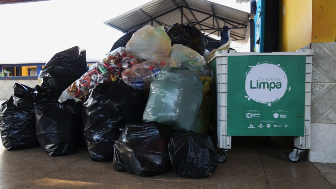 Gincana Consciência Limpa já soma 18 mil recicláveis arrecadados em Porto Velho