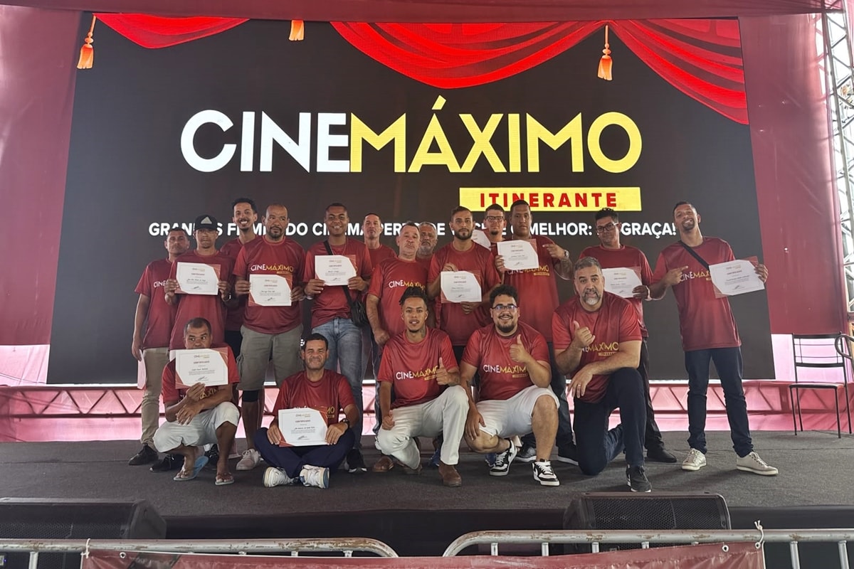 Cinemáximo Itinerante transforma a Estrutural em palco de cursos e cinema