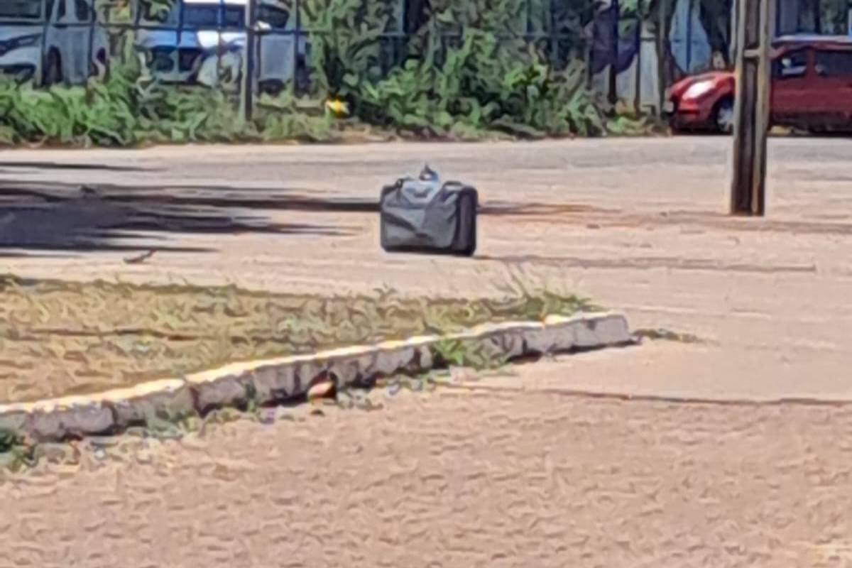 Mala abandonada na Asa Sul mobiliza operação antibombas da PMDF