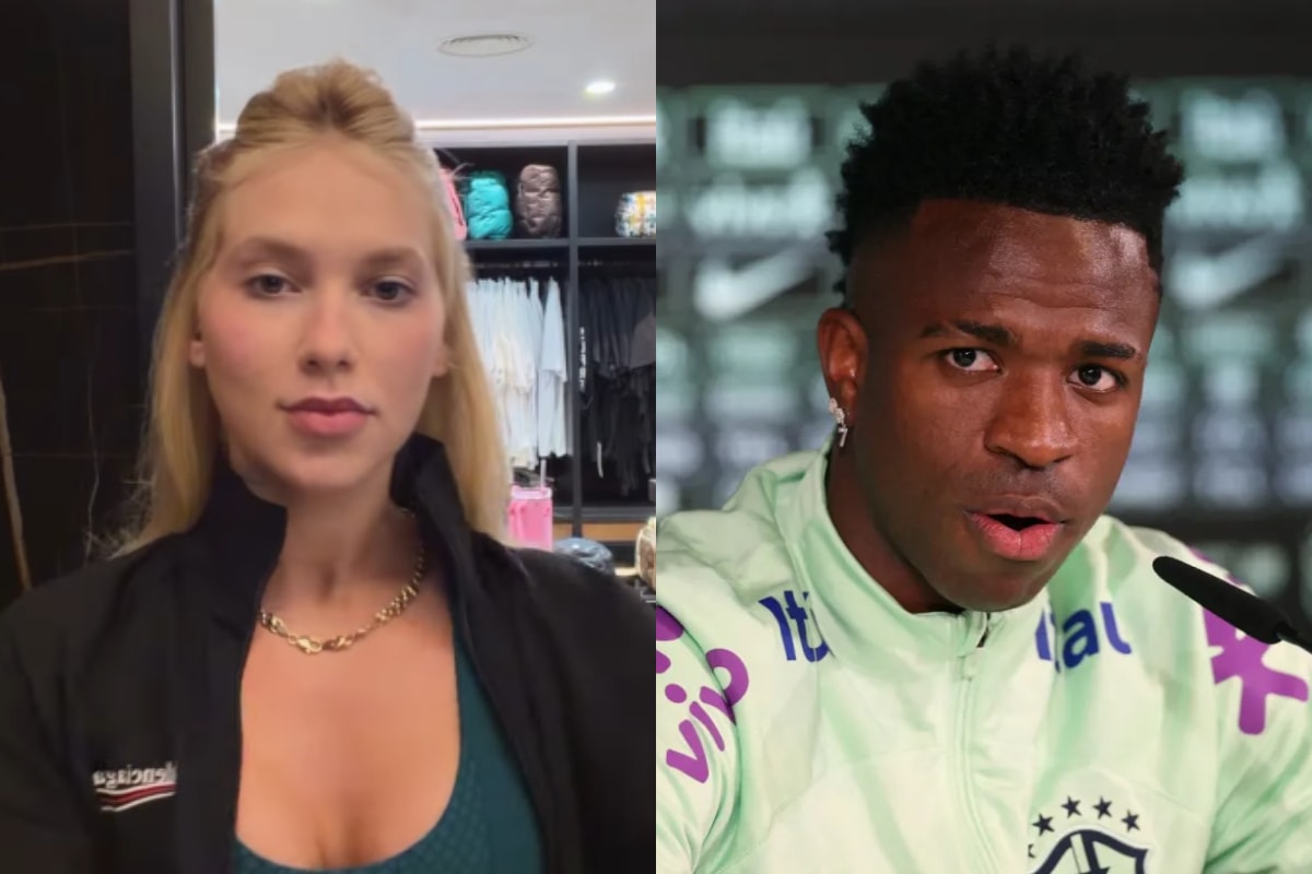 Print revela convite de Vini Jr. a modelos brasileiras. Veja