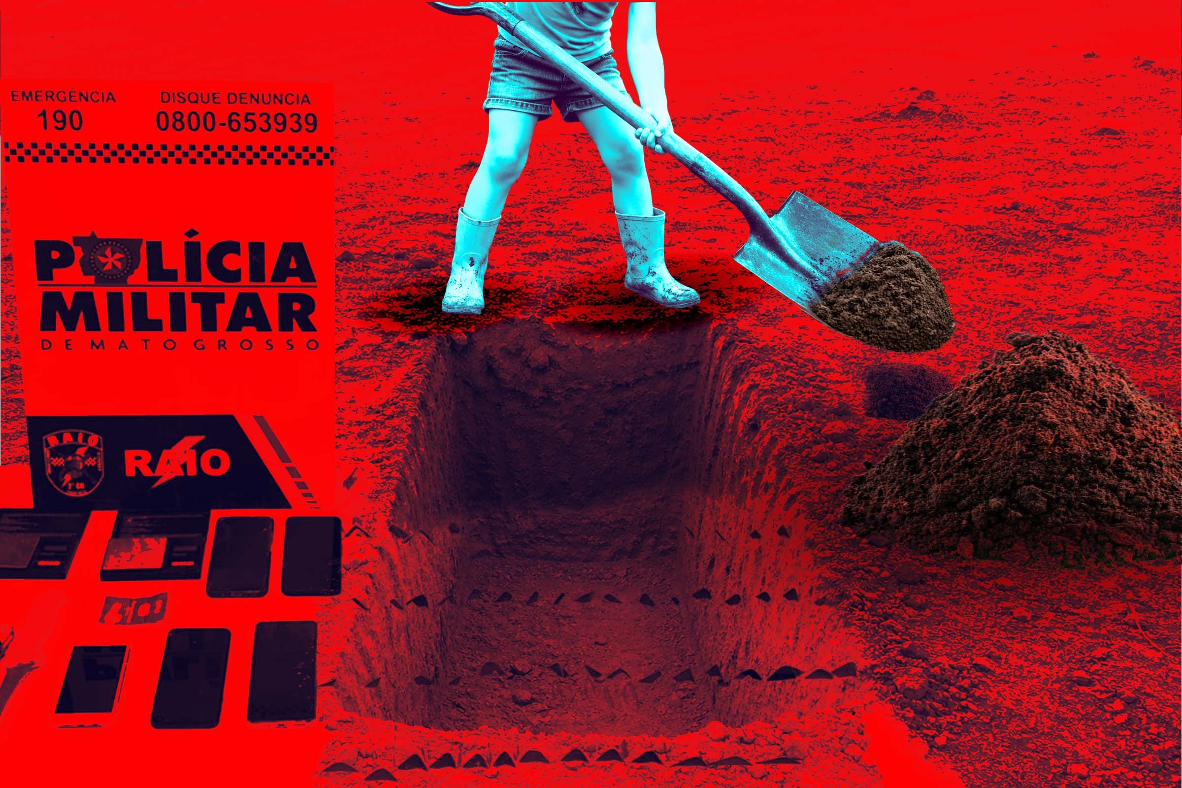 Criança salva de "tribunal do crime" teve que a cavar a própria cova