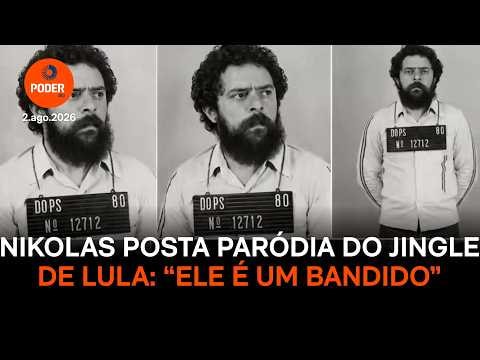 Nikolas posta paródia do jingle de Lula: “Ele é um bandido”