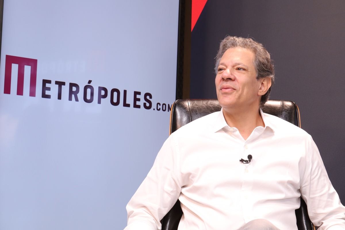 Fernando Haddad (PT) é sabatinado pelo Metrópoles. Acompanhe ao vivo