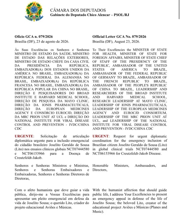 Esposa de Lito Sousa pede ações urgentes a autoridades e instituições