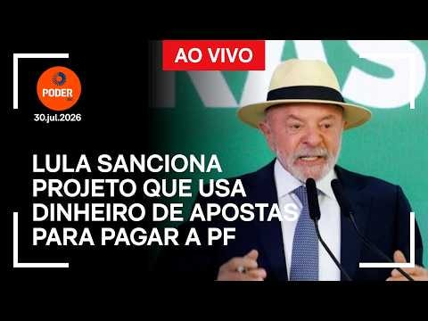 Ao vivo: Lula sanciona projeto que destina dinheiro de apostas à PF
