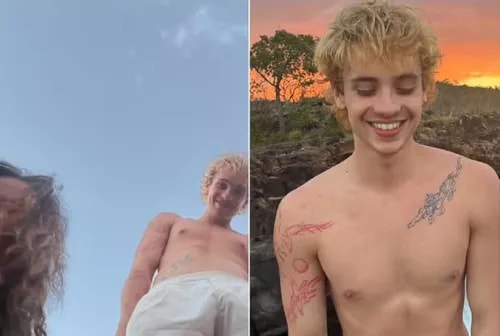 Juliano Floss surge acompanhado em viagem após término com Marina Sena