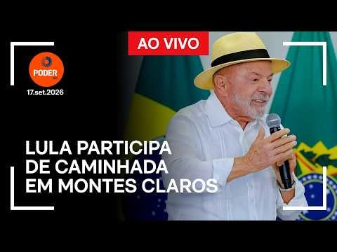 Ao vivo: Lula participa de caminhada em Montes Claros
