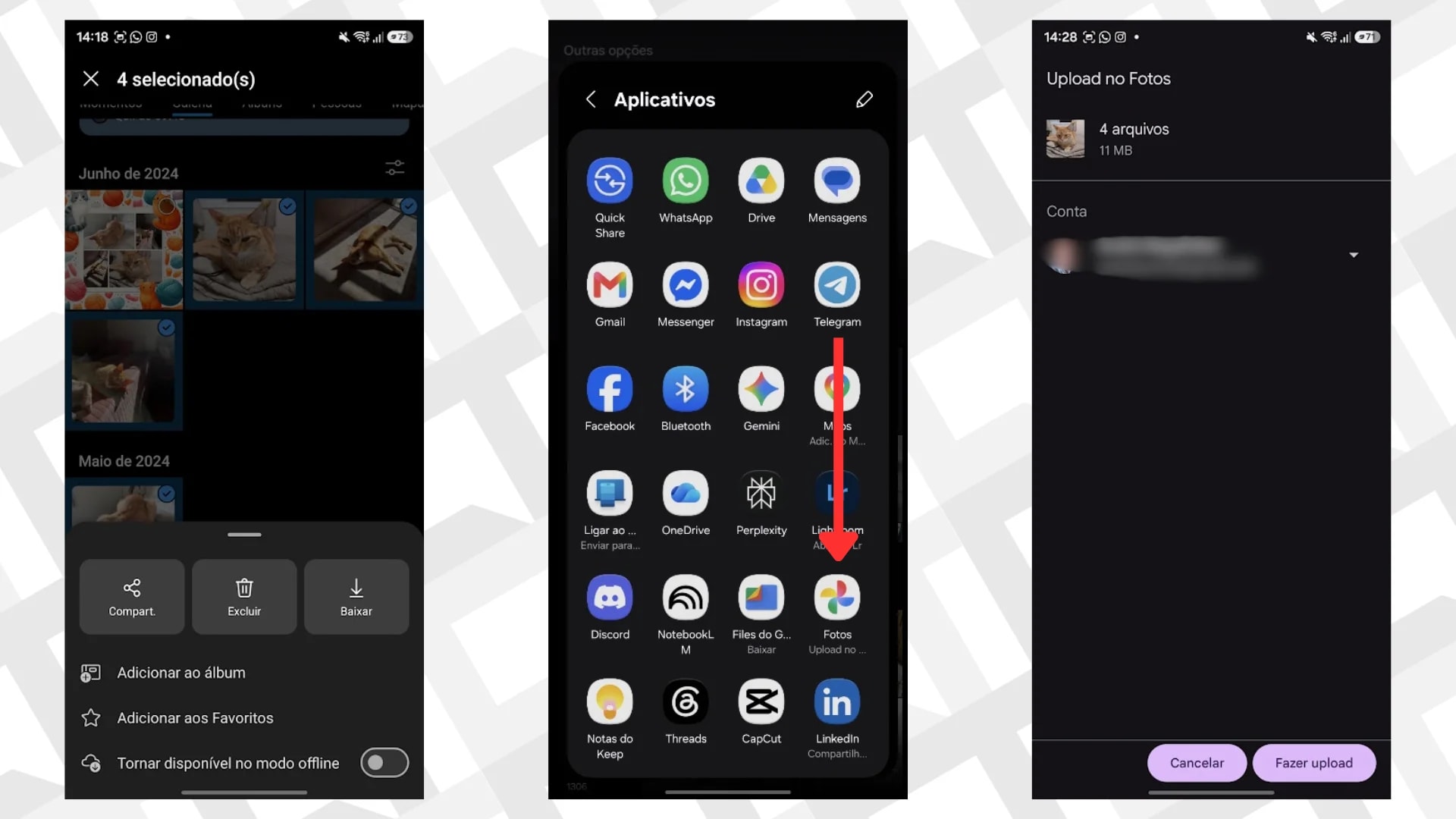 Como migrar fotos do OneDrive para o Google Fotos?