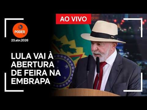 Ao vivo: Lula vai à abertura de feira na Embrapa
