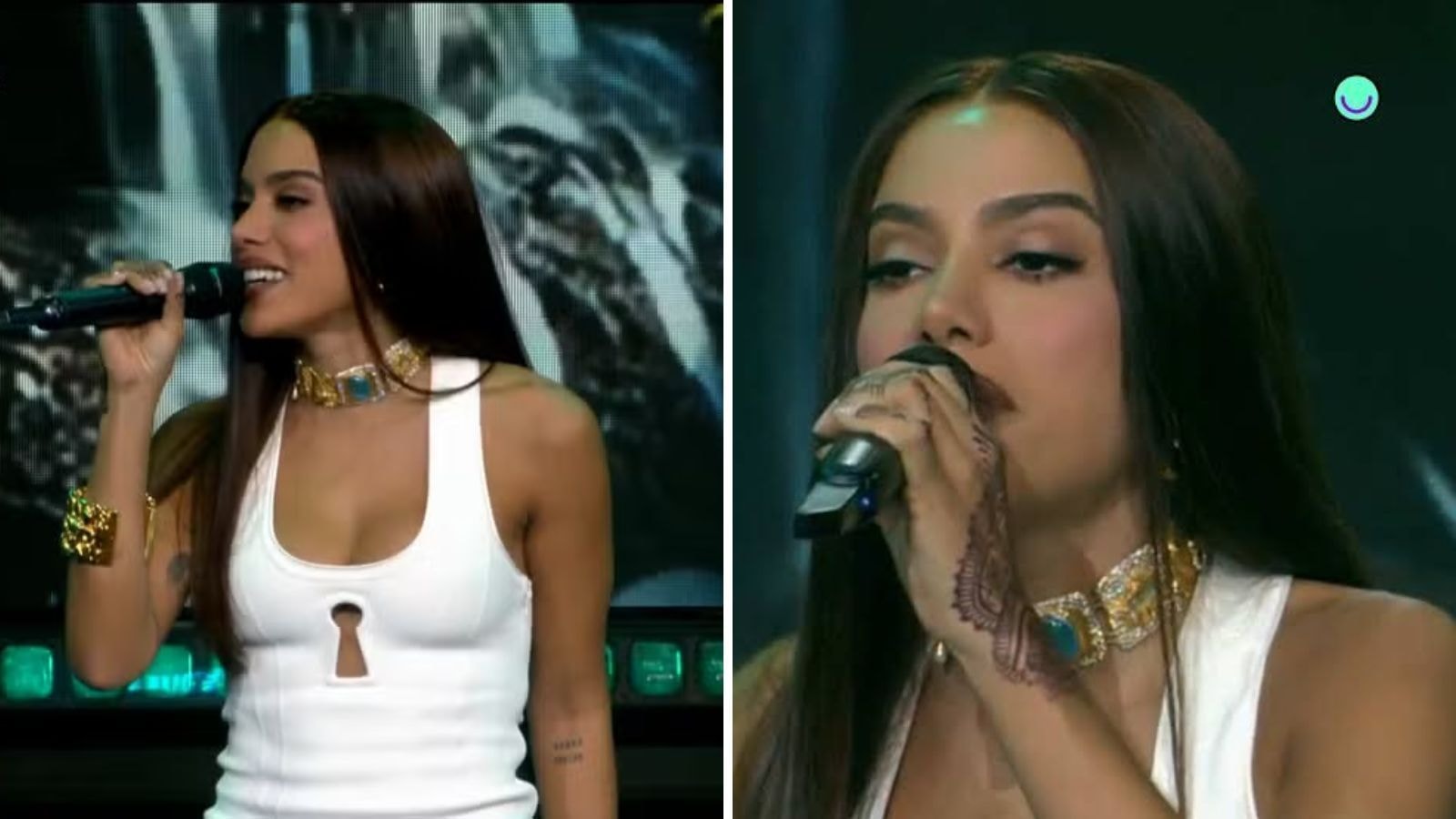 Belo chora no “Estrelas da Casa” e Anitta brinca: “Ele é ator”
