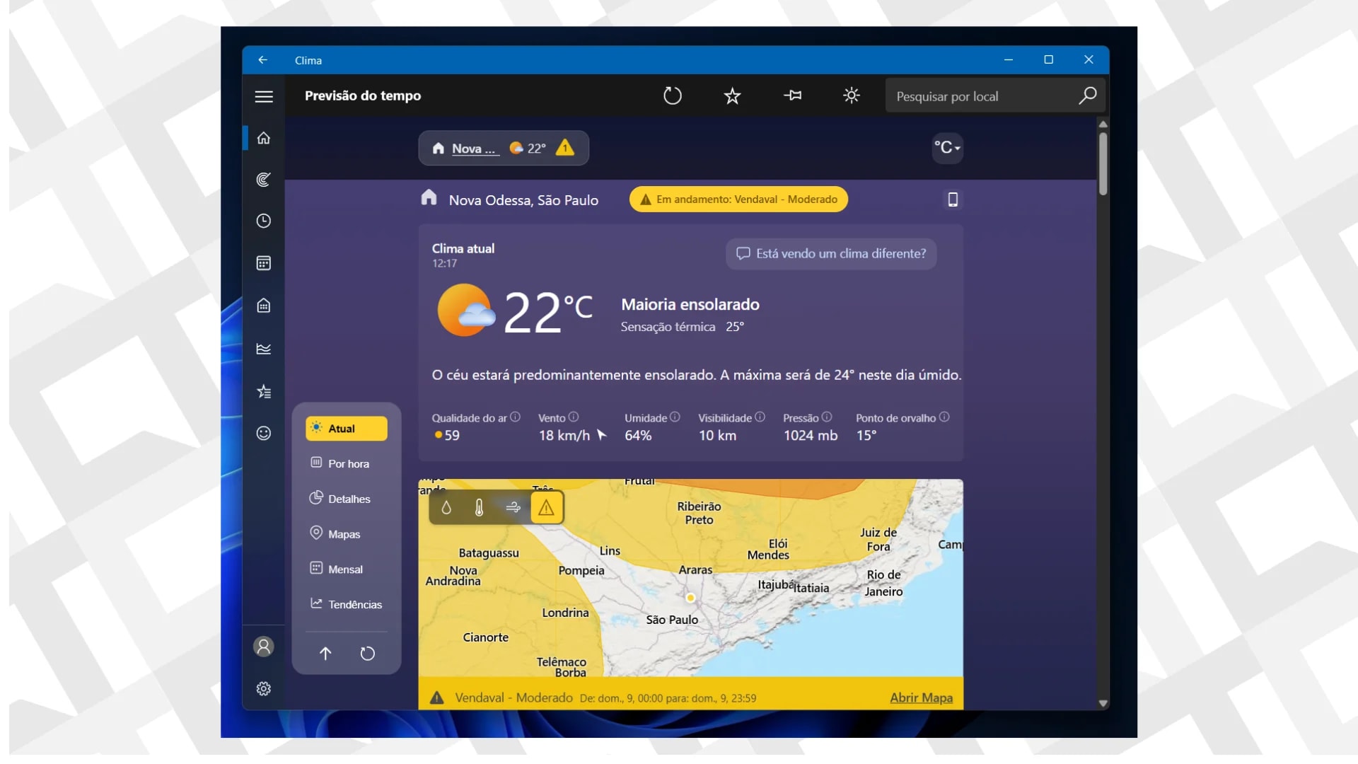 App básico de clima do Windows 11 devora memória RAM e revolta usuários