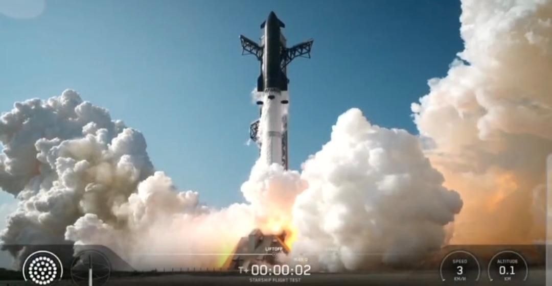 Após falha, SpaceX lança foguete gigante Starship; veja como foi