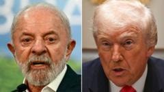 As idas e vindas de Lula e Trump: tarifaço, 'química excelente' e Ramagem