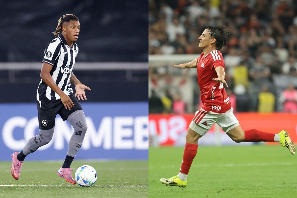 Botafogo x Internacional: compare os valores dos elencos das equipes. Compre seu ingresso!