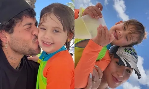 Zé Felipe reaparece com Virginia horas depois do fim de término com Vini Jr