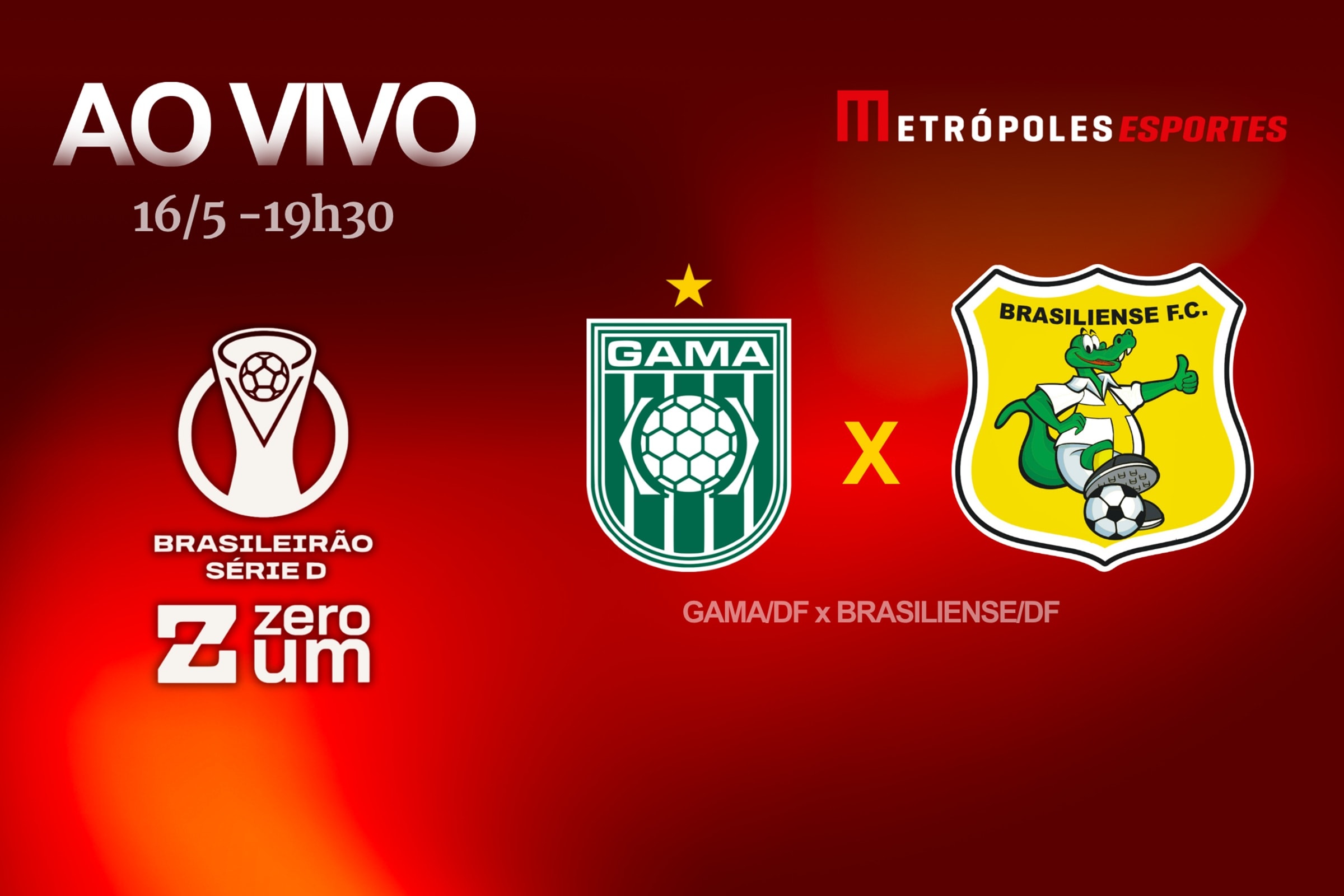 Série D ZeroUm: veja os melhores momentos de Gama-DF x Brasiliense-DF