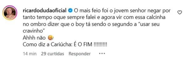 Ex-affair de Cravinhos, Duda ironiza gravação de vídeo pornô: “Feio”