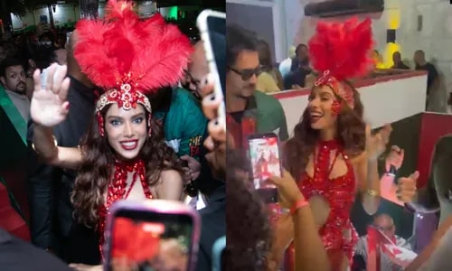 Veja a chegada de Anitta para virar rainha da Grande Rio; affair acompanha cantora