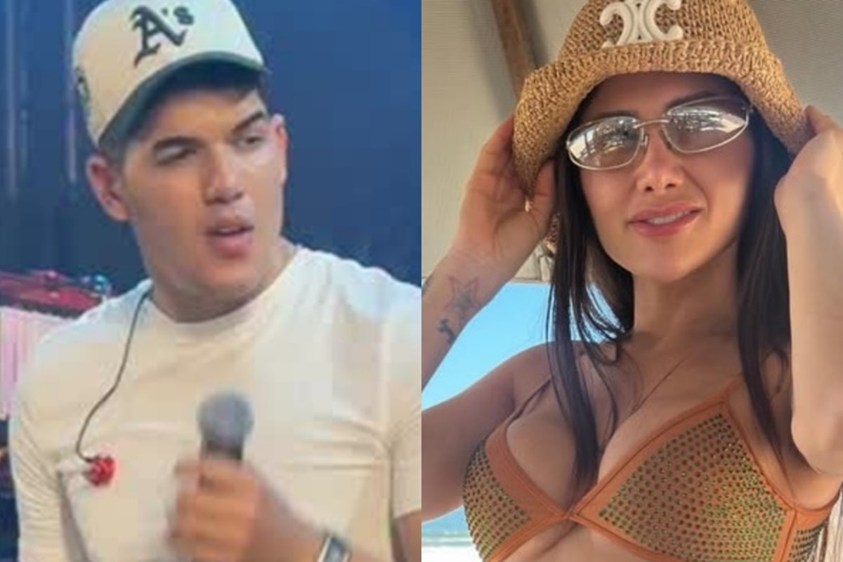 Reação de Ingra a "sorteio" para beijar em Zé Vaqueiro chama a atenção