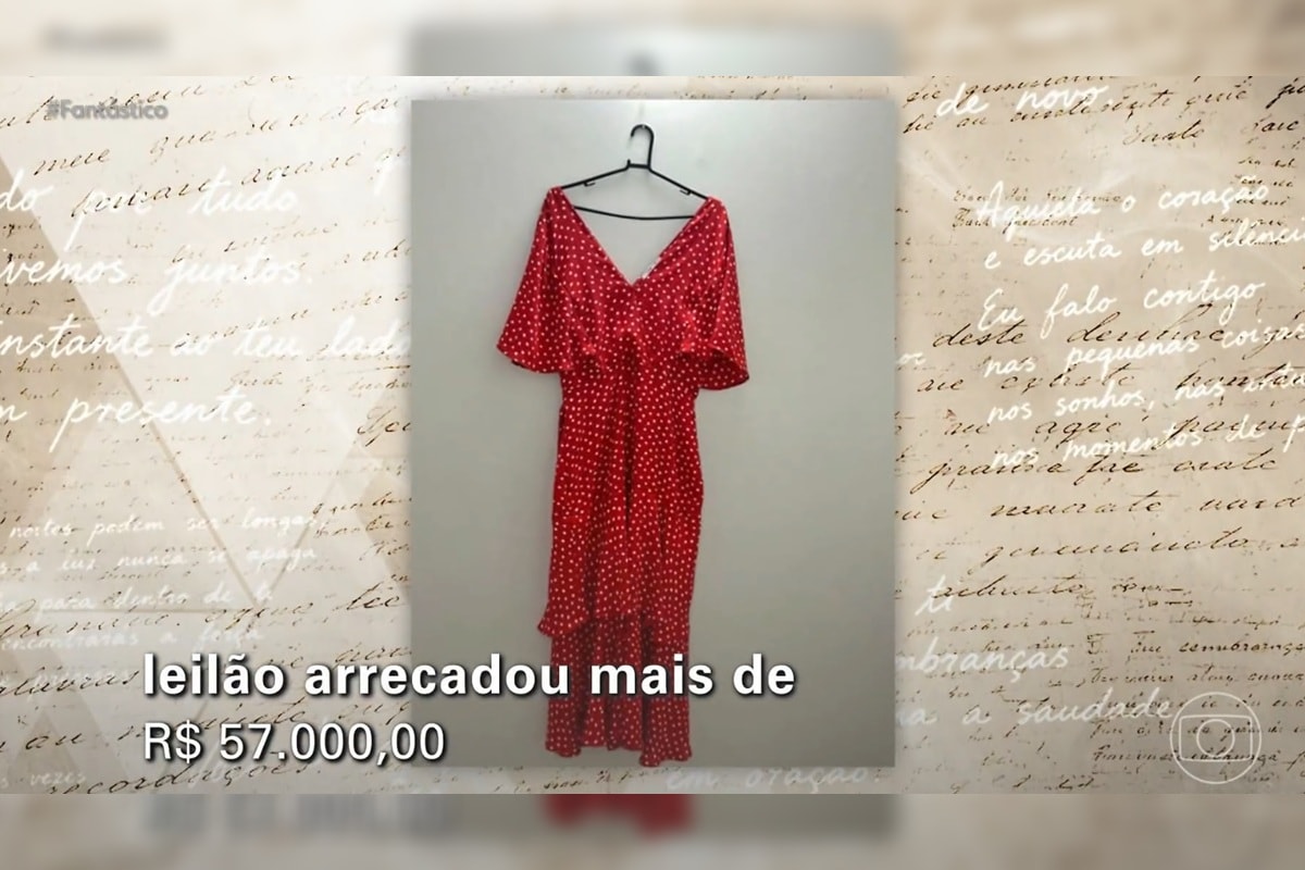 Médium Maira Rocha arrecadou R$ 68 mil com leilão de bijuteria e vestido