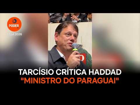 Tarcísio elogia Nunes e crítica Haddad: “Ministro do Paraguai”