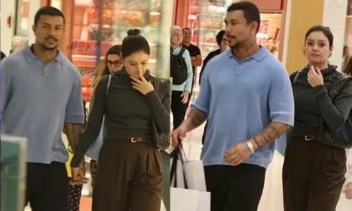 Sophie Charlotte e Xamã surgem de mãos dadas em dia de compras no RJ